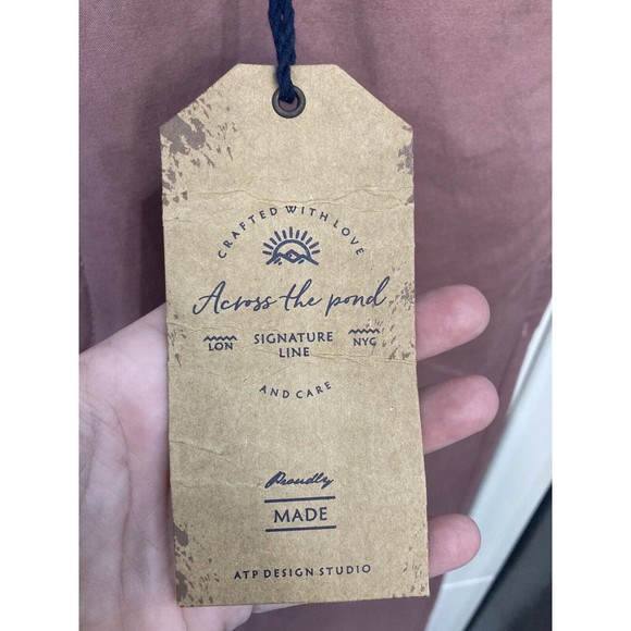 Across The Pond‎ Mens Chino Pants Mauve Size 34x 32 - Picture 3 of 7